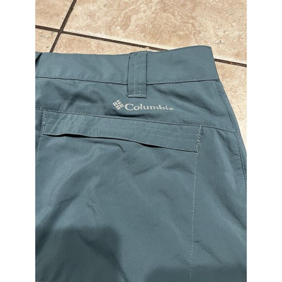 Columbia Pants Men 30x32 Convertible Shorts Blue Ripstop Hiking Camping - Picture 6 of 9